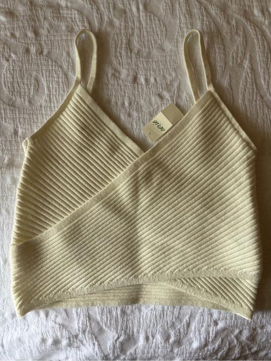 aerie Tops - Aerie Cross Front Sweater Tank Top